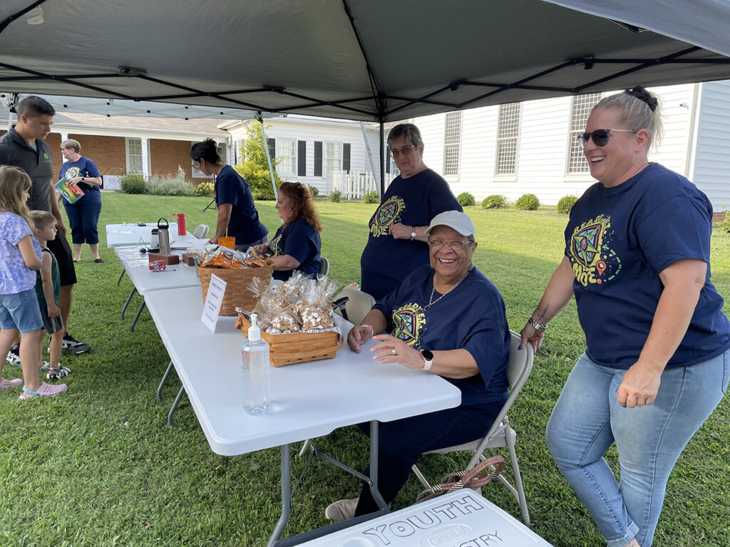 Volunteers at VBS