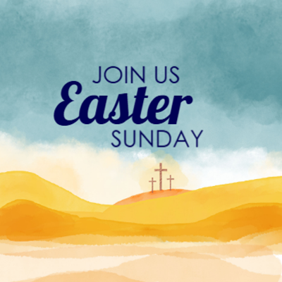 Join us Easter Sunday